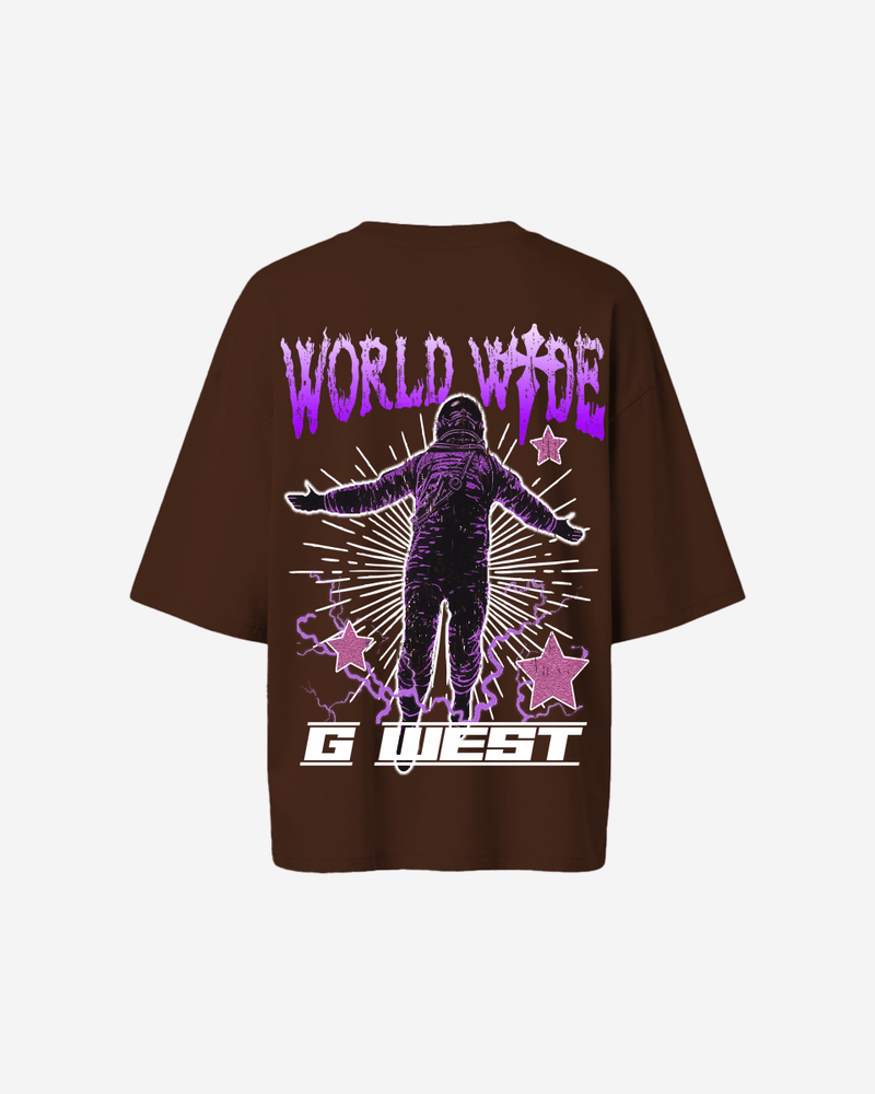 G West Oversized World Wide Star Tee -WOMEN