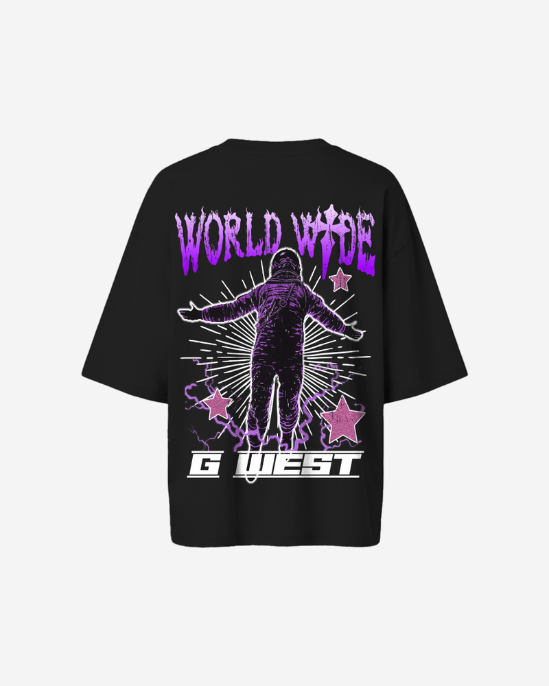 G West Oversized World Wide Star Tee -WOMEN