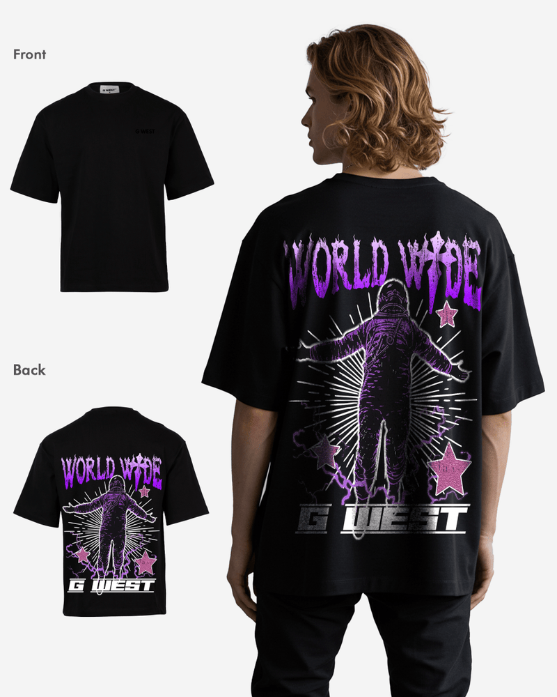 G West Oversized World Wide Star Tee