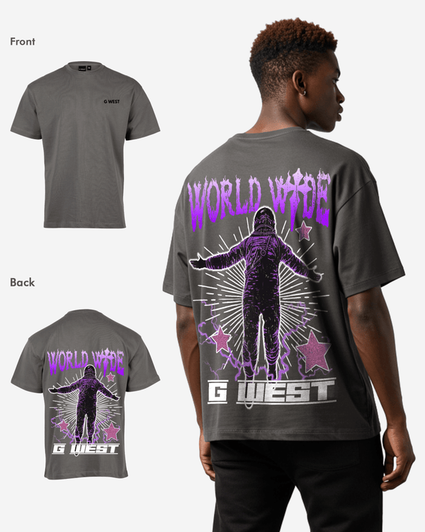 G West Oversized World Wide Star Tee