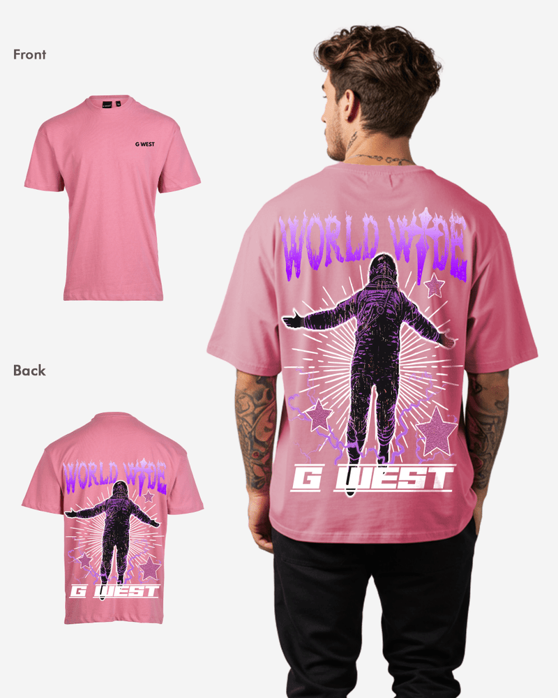 G West Oversized World Wide Star Tee