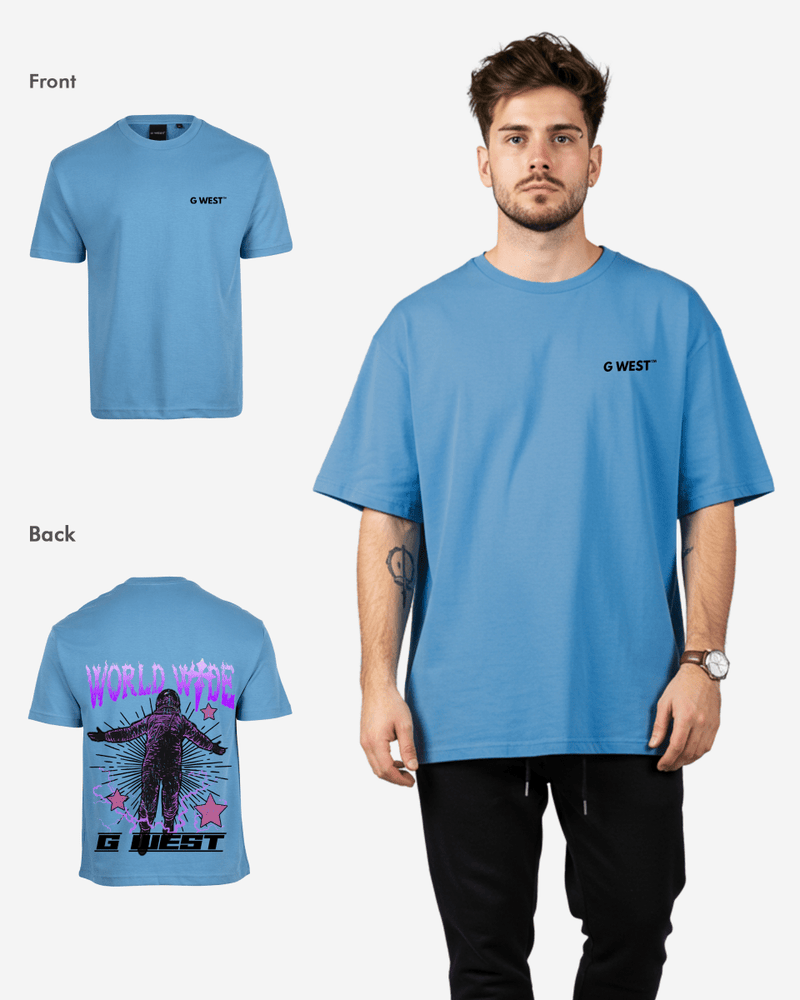 G West Oversized World Wide Star Tee