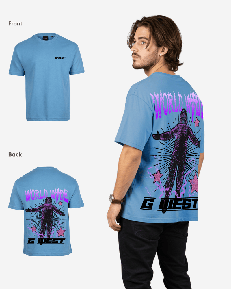 G West Oversized World Wide Star Tee