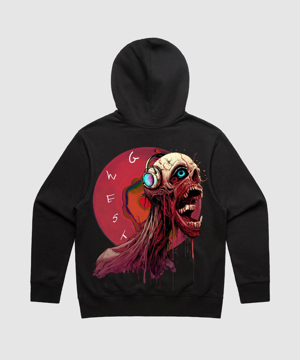 G WEST VINYL ZOMBIE HEAVY PREMIUM HOODIE - 6 COLORS