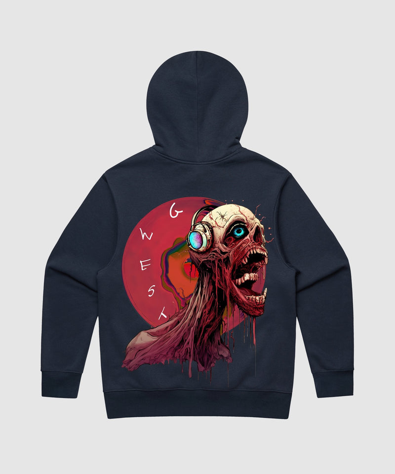 G WEST VINYL ZOMBIE HEAVY PREMIUM HOODIE - 6 COLORS