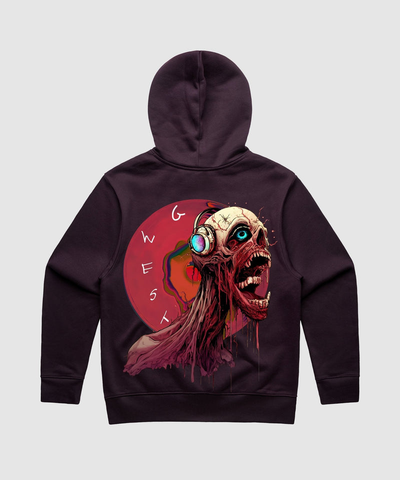 G WEST VINYL ZOMBIE HEAVY PREMIUM HOODIE - 6 COLORS