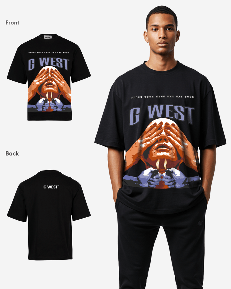 G West Candlelit Secret Oversized Tee GWROJMT32