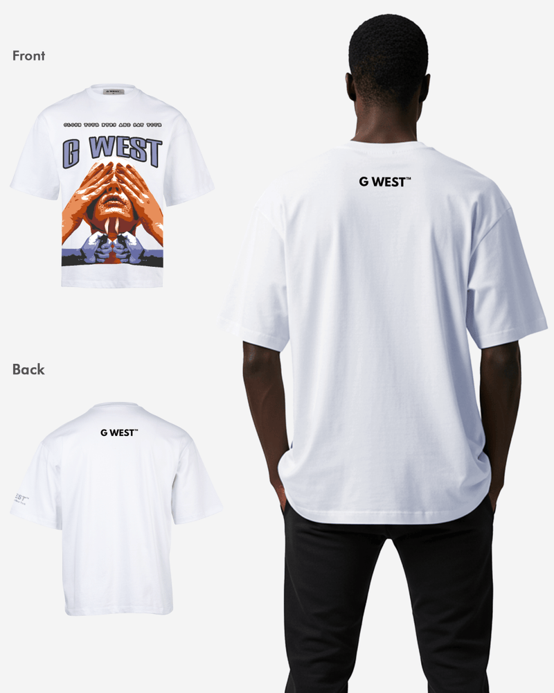 G West Candlelit Secret Oversized Tee GWROJMT32