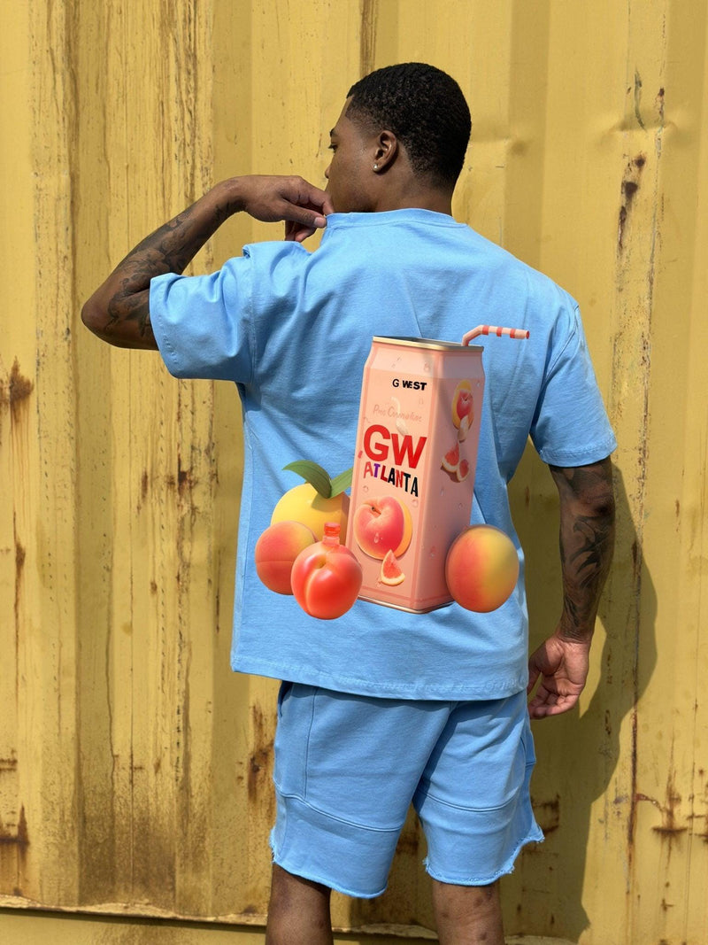 G West Oversize Atlanta Peach Tee
